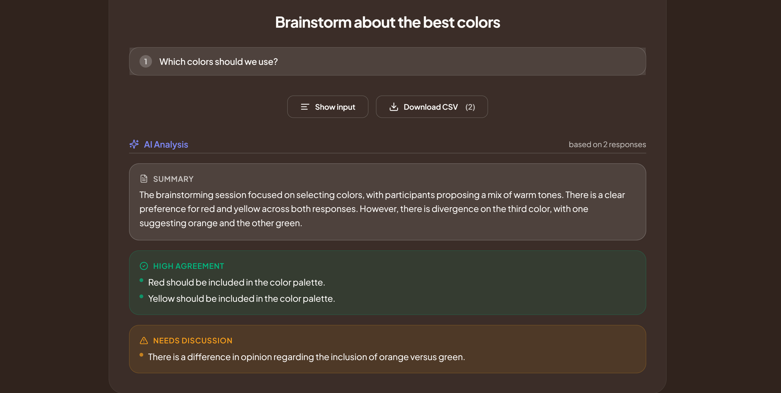 Start your Brainstorm in silence